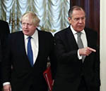 UK’s Johnson, on Moscow Visit, Tells Moscow to Stop Meddling in Europe